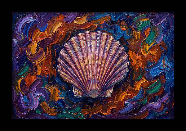 Scallop In Vibrant Swirls