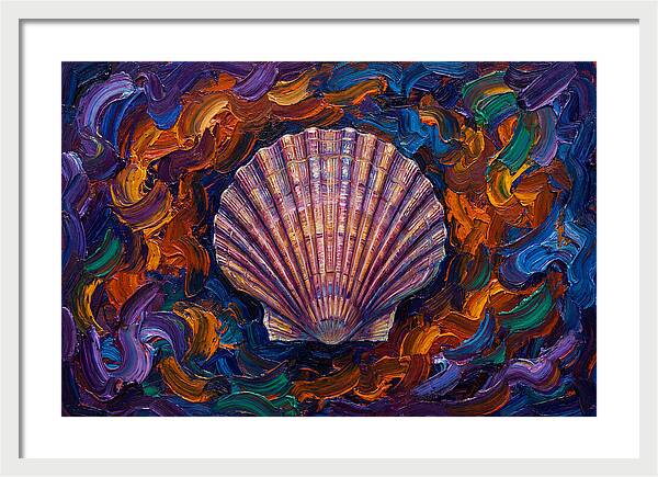 Scallop In Vibrant Swirls
