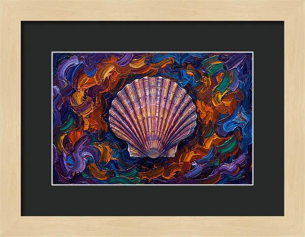 Scallop In Vibrant Swirls