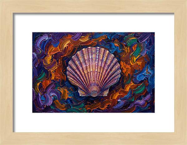 Scallop In Vibrant Swirls