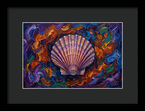 Scallop In Vibrant Swirls