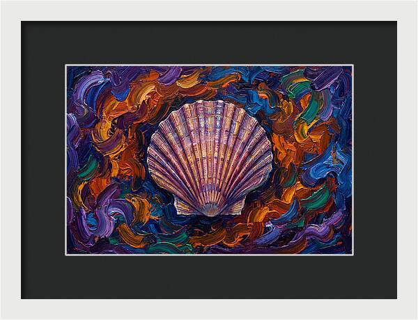 Scallop In Vibrant Swirls
