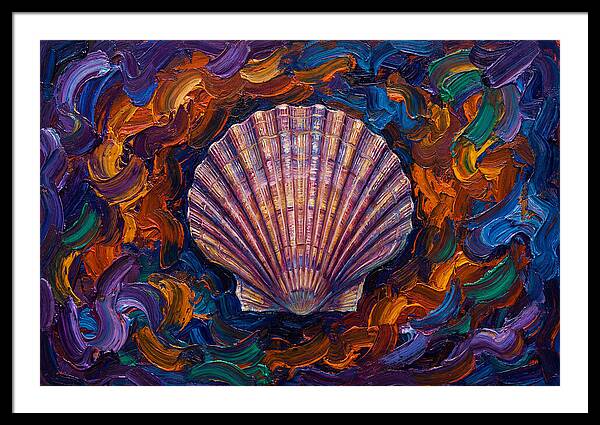Scallop In Vibrant Swirls