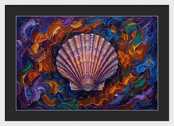Scallop In Vibrant Swirls