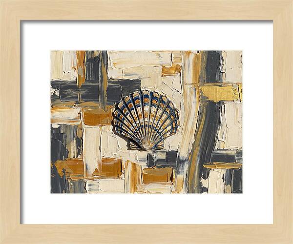 Scallop Shell In Abstract Harmony