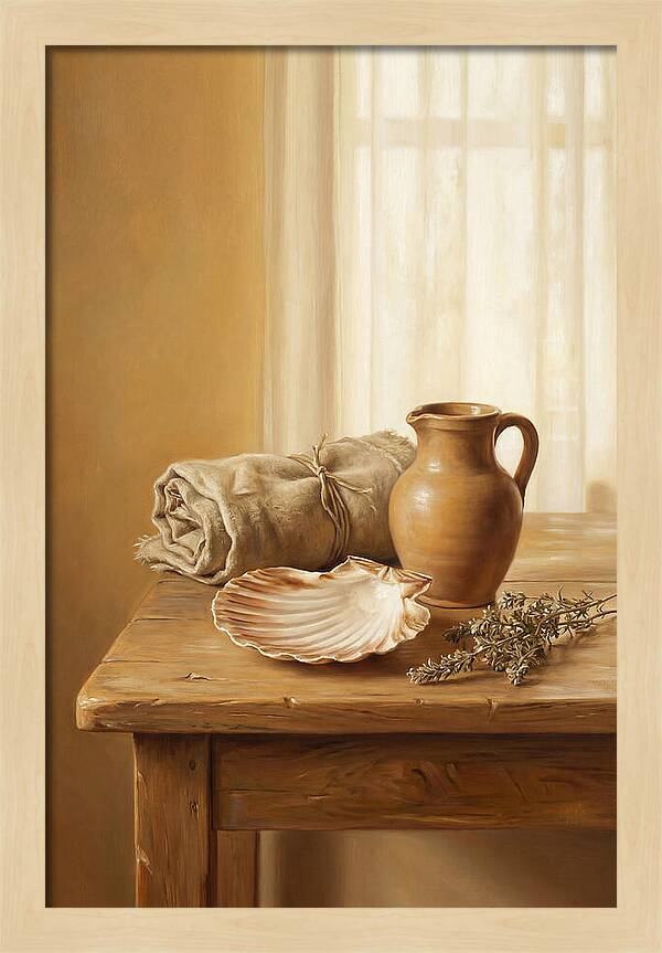 Scallop Shell Still Life
