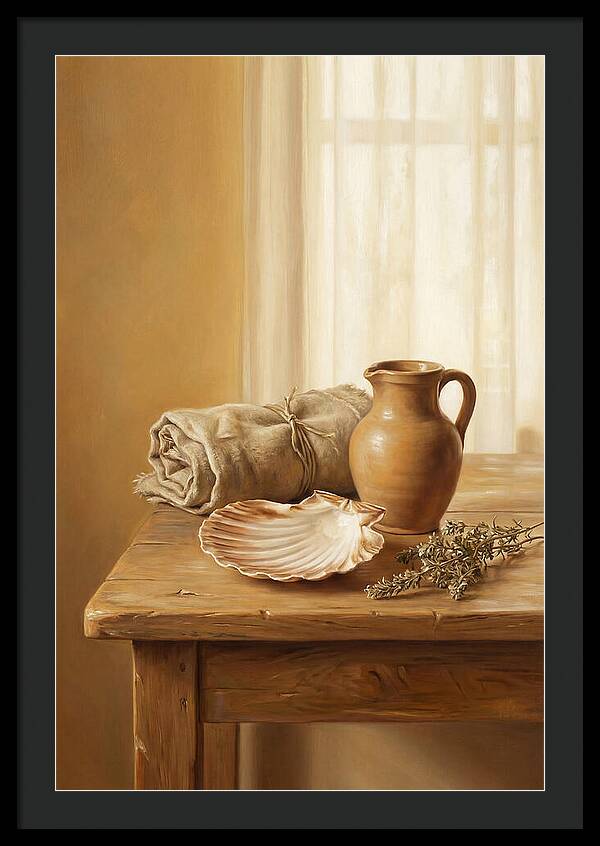 Scallop Shell Still Life