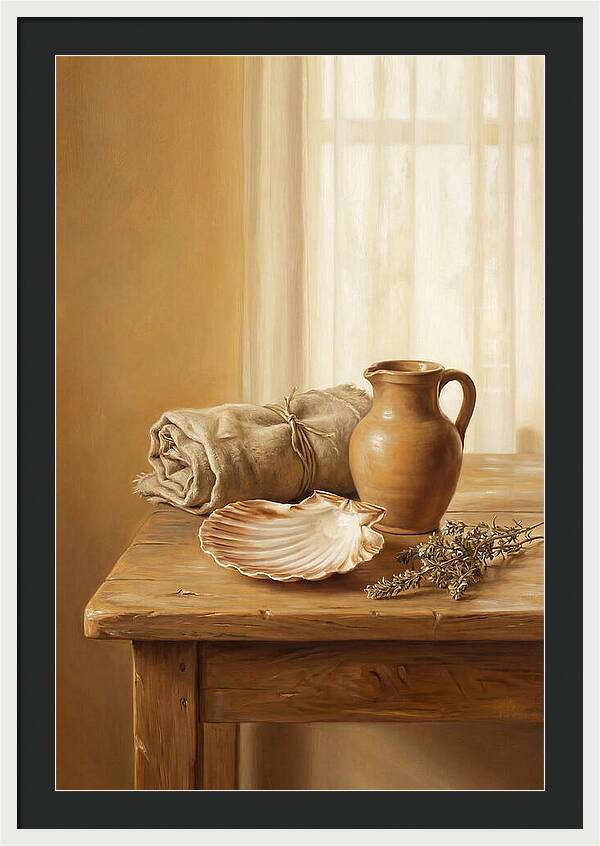 Scallop Shell Still Life