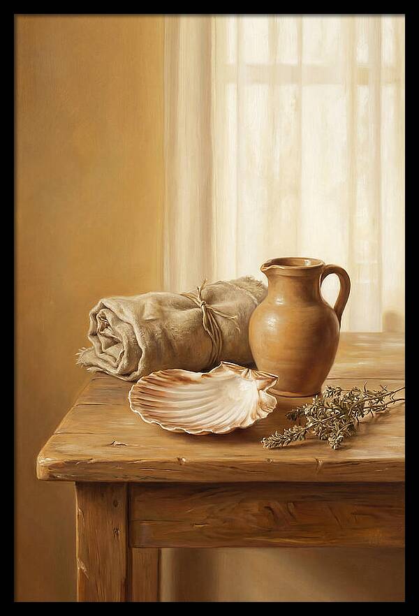 Scallop Shell Still Life