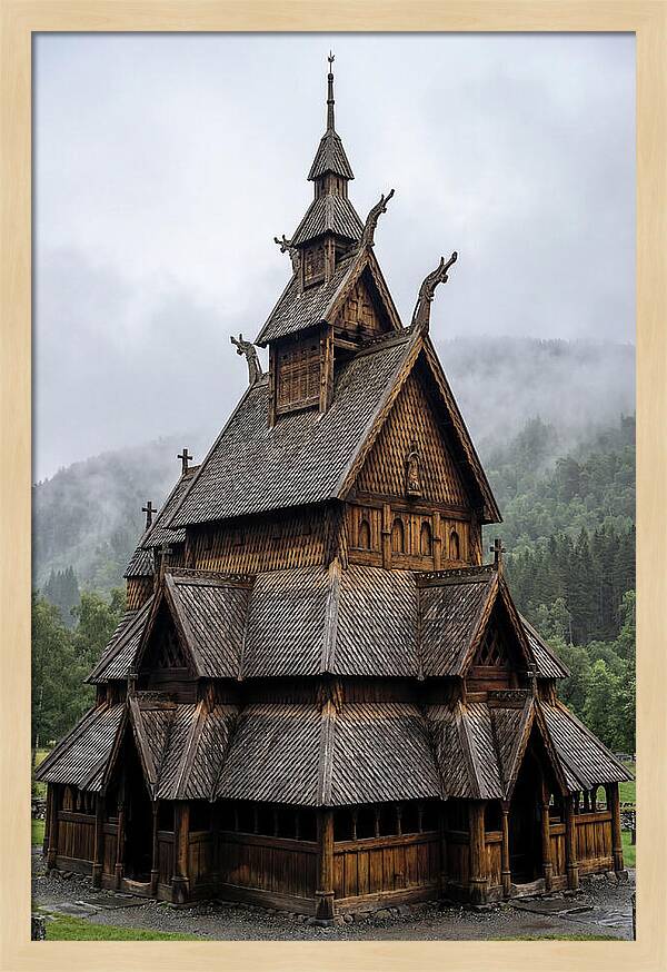 Scandinavian Stave Church Architecture