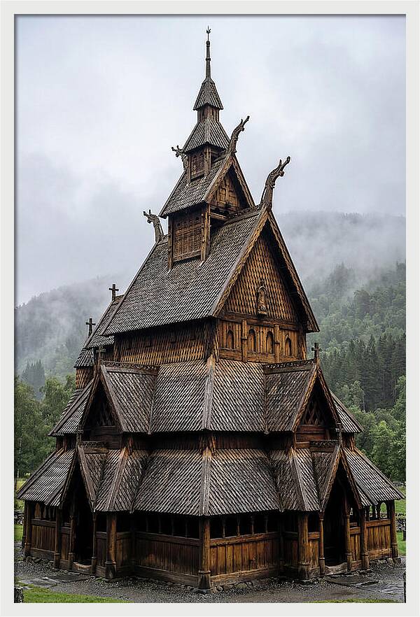 Scandinavian Stave Church Architecture
