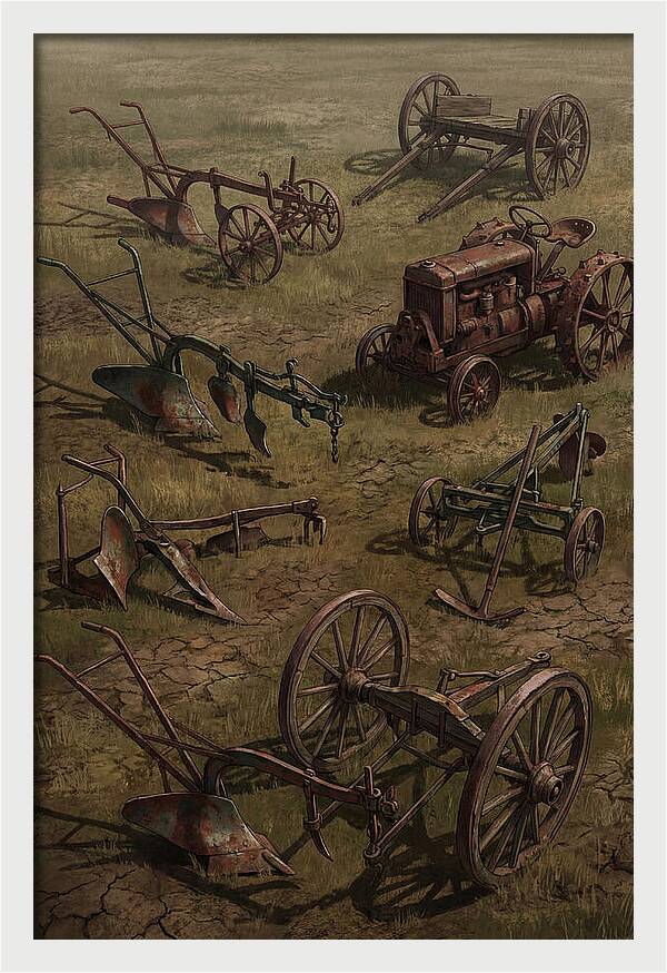 Scattered Farm Equipment