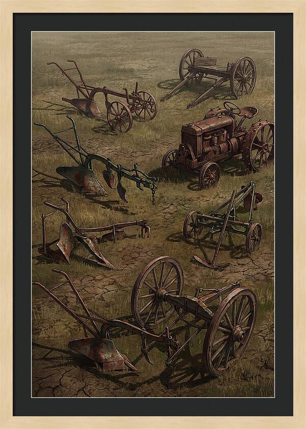 Scattered Farm Equipment