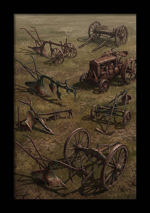 Scattered Farm Equipment