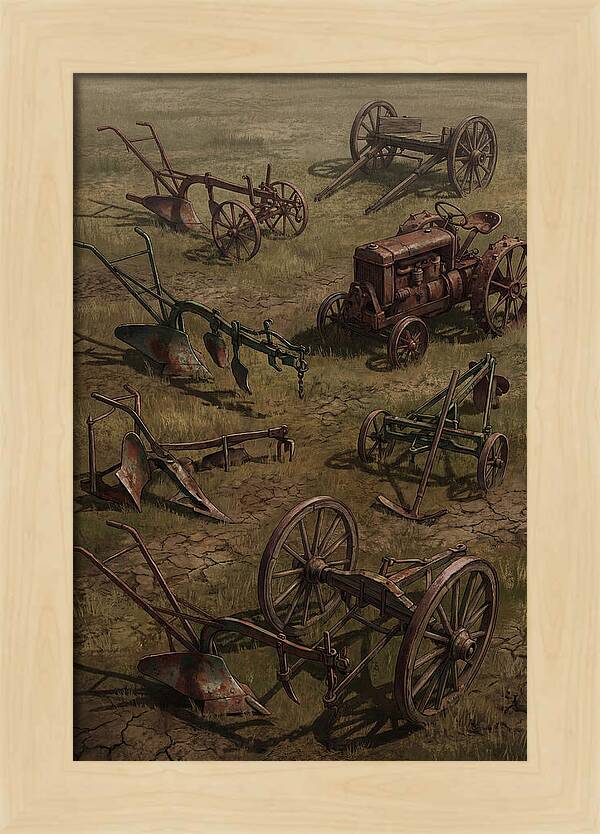 Scattered Farm Equipment