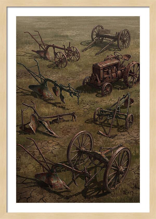 Scattered Farm Equipment