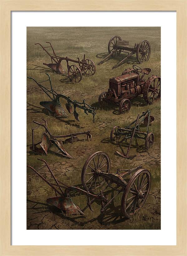 Scattered Farm Equipment