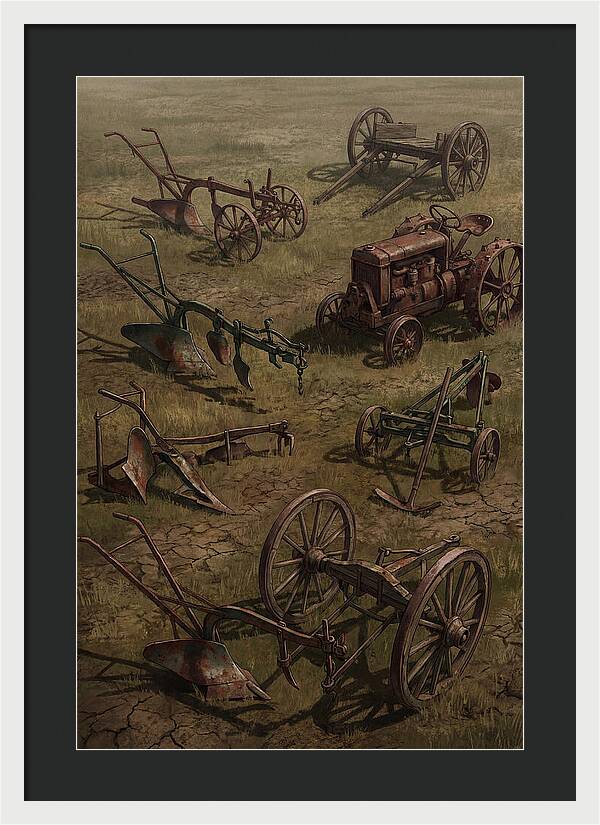 Scattered Farm Equipment