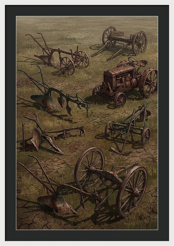 Scattered Farm Equipment