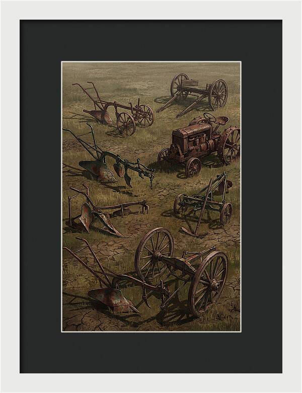 Scattered Farm Equipment