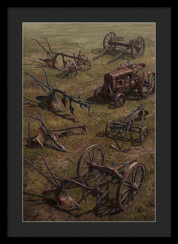 Scattered Farm Equipment
