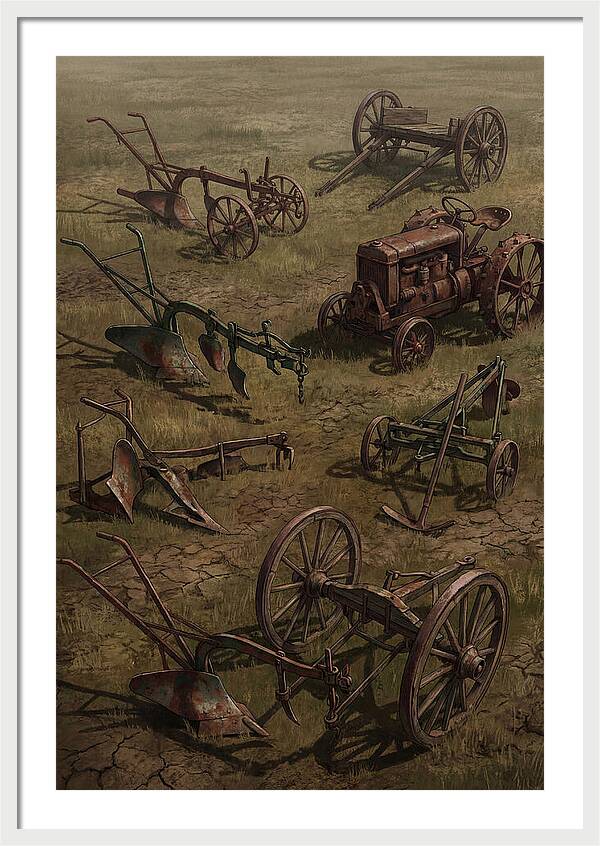 Scattered Farm Equipment