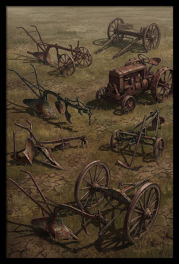 Scattered Farm Equipment