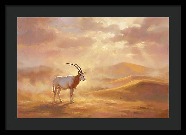 Scimitar Oryx In Landscape