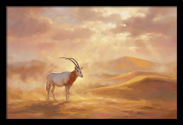 Scimitar Oryx In Landscape
