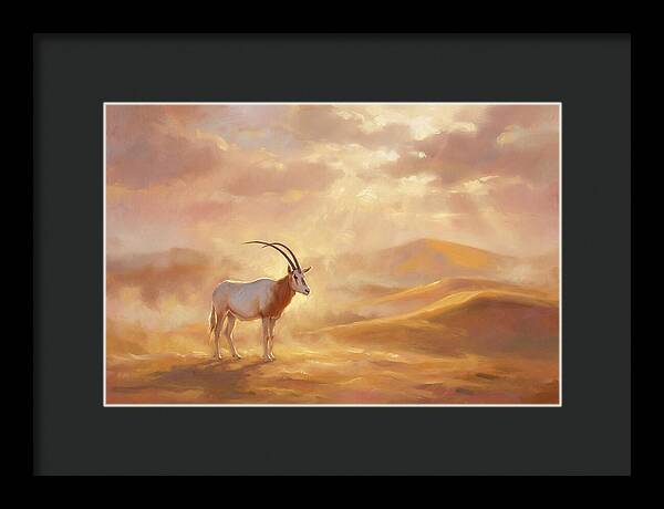 Scimitar Oryx In Landscape