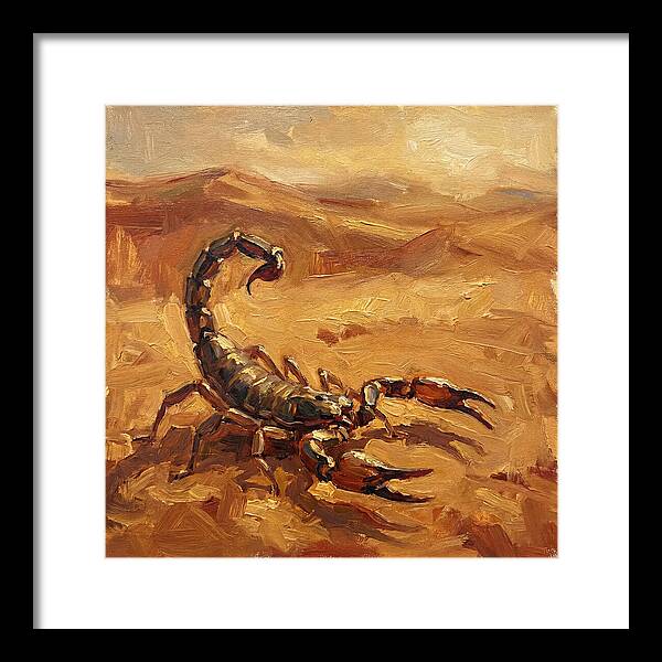 Scorpion In Desert Light