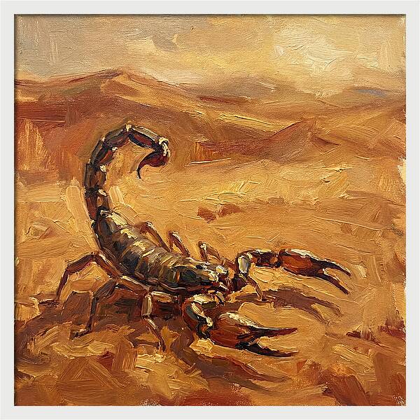 Scorpion In Desert Light