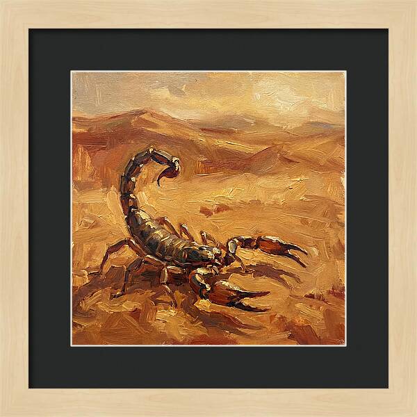 Scorpion In Desert Light