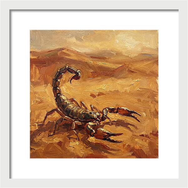 Scorpion In Desert Light