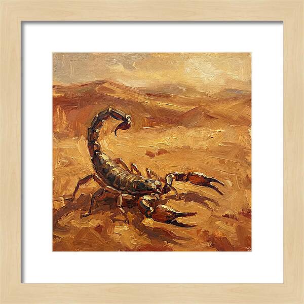 Scorpion In Desert Light