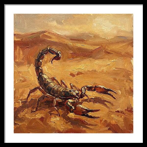 Scorpion In Desert Light