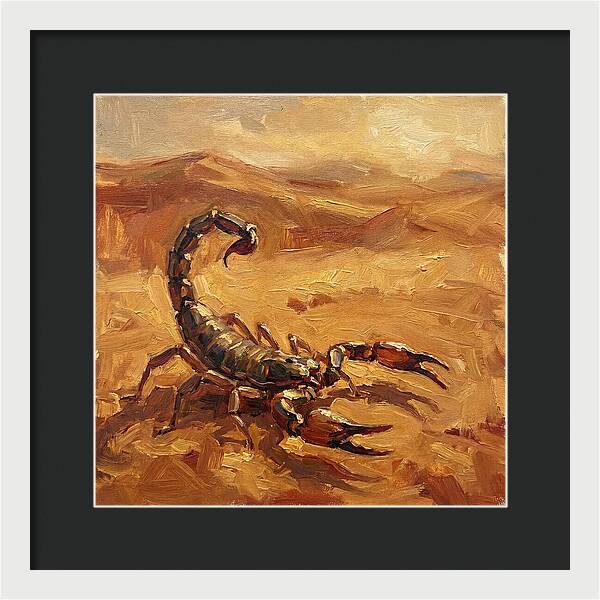 Scorpion In Desert Light