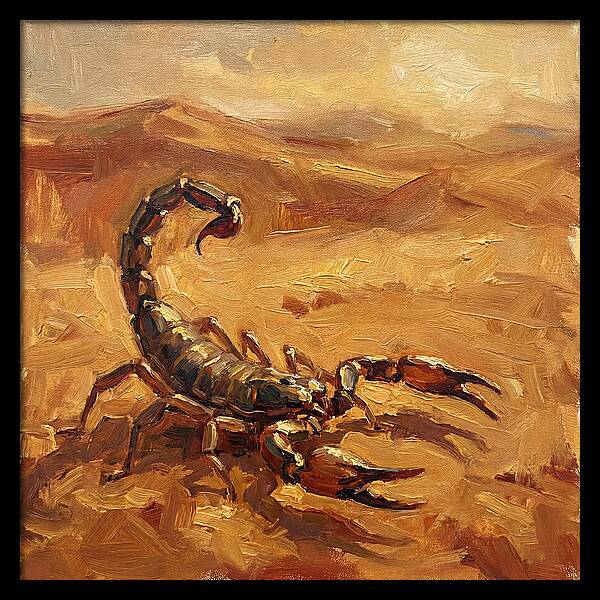 Scorpion In Desert Light