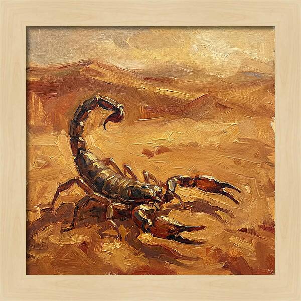 Scorpion In Desert Light