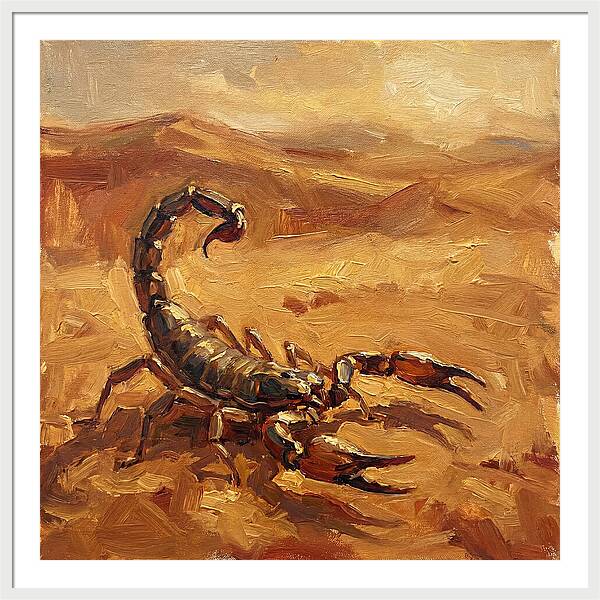 Scorpion In Desert Light