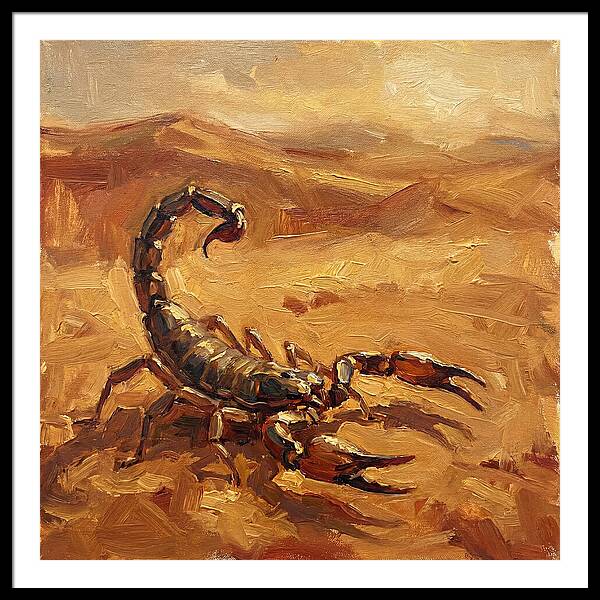 Scorpion In Desert Light