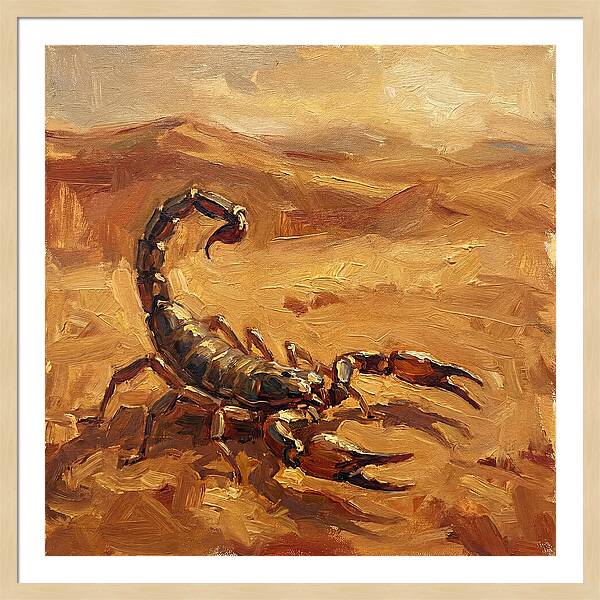 Scorpion In Desert Light