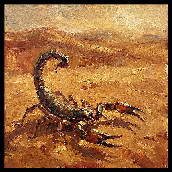 Scorpion In Desert Light