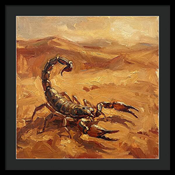 Scorpion In Desert Light