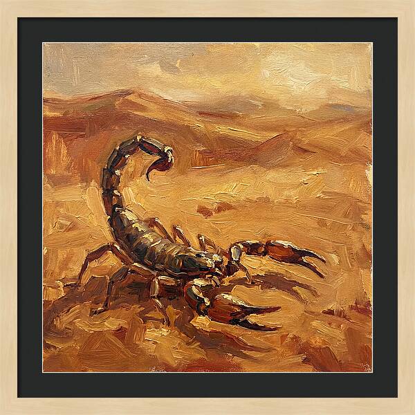 Scorpion In Desert Light
