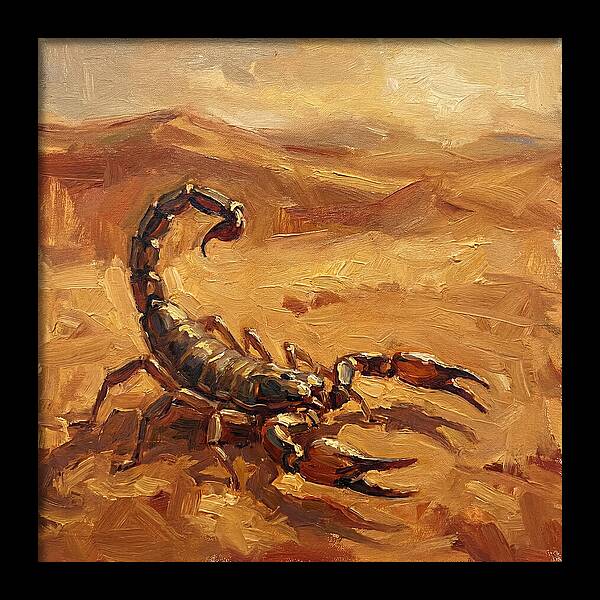 Scorpion In Desert Light
