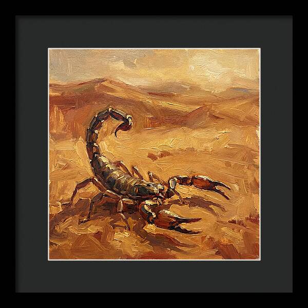 Scorpion In Desert Light