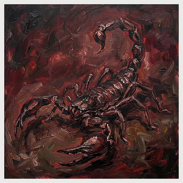 Scorpion In Expressionist Style
