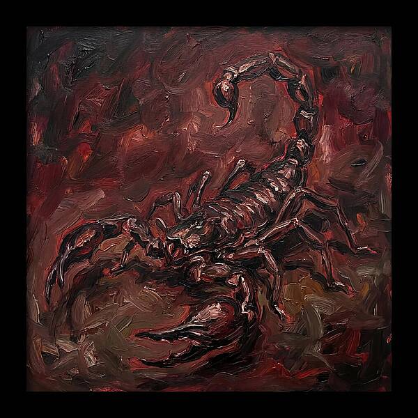 Scorpion In Expressionist Style