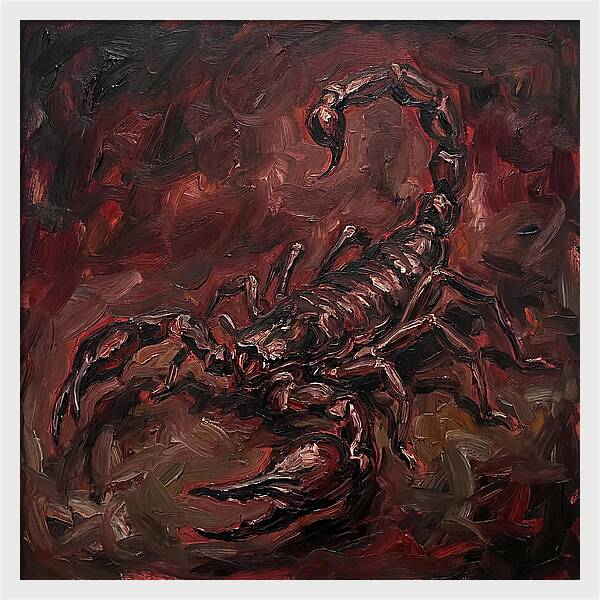 Scorpion In Expressionist Style